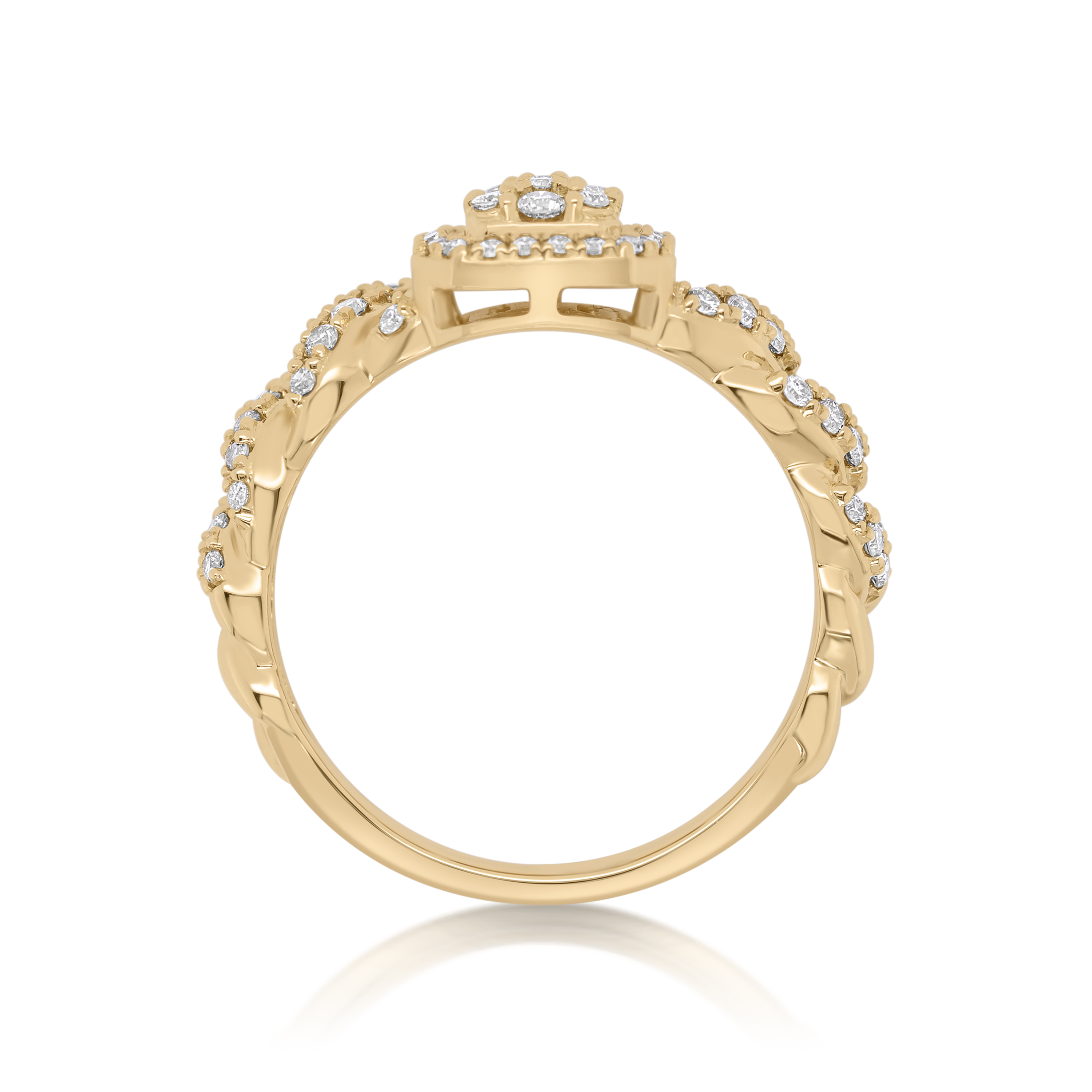 Diamond Ring 0.70 ct. 14K Yellow Gold